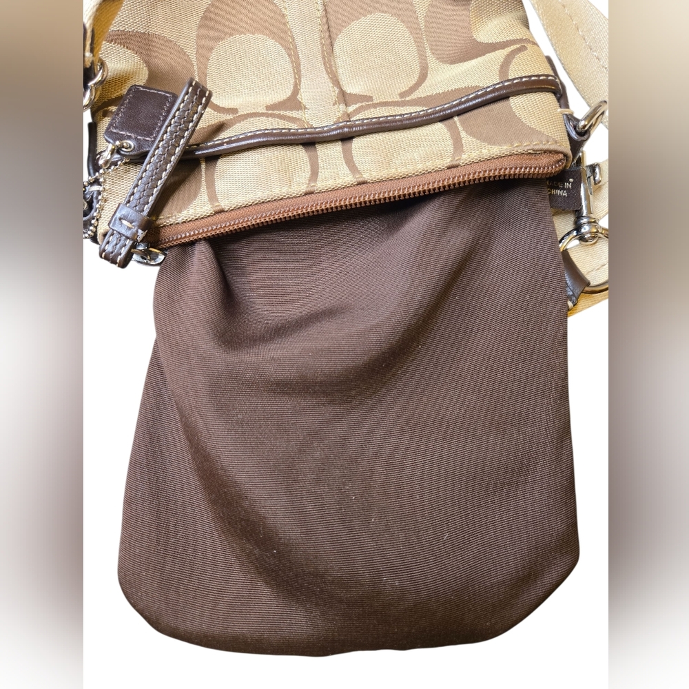 Coach Signature File Crossbody Bag - Picture 5 of 10